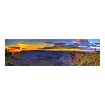 Grand Canyon Desert View Watchtower Panorama - USA Photo Art