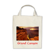 Grand Canyon National Park Arizona Grocery Tote Canvas Bags