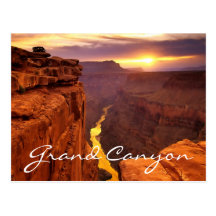Grand Canyon National Park Sunset Arizona Postcard