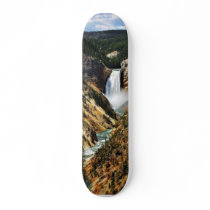 Grand Canyon Of The Yellowstone Park Looking Towar Custom Skate Board