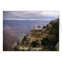  Grand Canyon & Trees Greeting Card