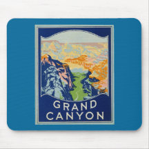 Grand Canyon - Vintage Travel Mouse Pad
