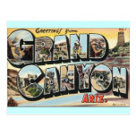 Grand Canyon Vintage Travel Postcard