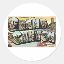 Grand Canyon Vintage Travel Sticker