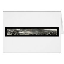 Grand Coulee Landmarks Photo 1941 Greeting Card