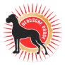 Grand danois round sticker