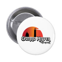 Grand Haven Pinback Buttons