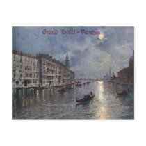 Grand Hotel Venezia Vintage Postcard