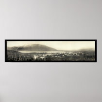 Grand Lake, Colorado Panoramic Photo 1911 Posters