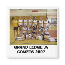 GRAND LEDGE JV COMETS 2007 REFRIGERATOR MAGNET
