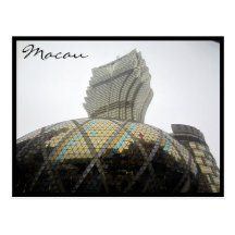 grand lisboa grey post card