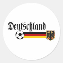 Grand logo de fussball du Deutschland Autocollants
