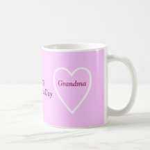 Grand-maman de heureuse Sainte-Valentin - je t'aim Mugs À Café