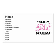 Grand-maman totalement impressionnante - T-shirts  Carte De Visite
