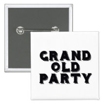 Grand Old Party Button