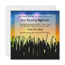 Grand Opening NightClub Custom Invitation