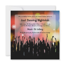 Grand Opening NightClub Personalized Announcement