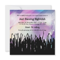 Grand Opening NightClub Personalized Invitation