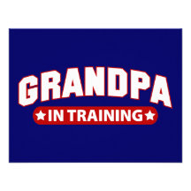 Grand-papa dans la formation carton d'invitation