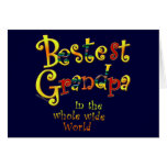 Grand-papa de Bestest dans le monde large de total Carte De Vœux
