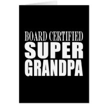 Grand-papa superbe certifié par conseil première g cartes de vœux