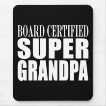 Grand-papa superbe certifié par conseil première g tapis de souris