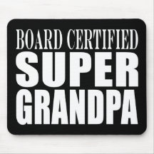 Grand-papa superbe certifié par conseil première g tapis de souris