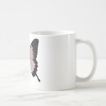 Grand papillon rouge et noir mugs à café