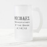 Grand-père personnalisé de la tasse de jeune marié