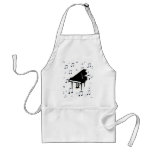 Grand Piano and Music Notes Aprons