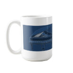 Grand Piano: Blueprint Painting: Mug