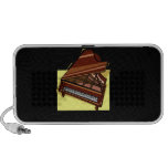 Grand Piano Brown Bird's Eye View Yellow Back Pc Speakers