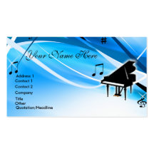 Grand Piano Business Card