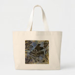Grand Piano Collage Tote Bags