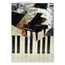 Grand Piano Greeting Card