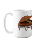 Grand Piano: Wood Finish: 3D Model: mugs