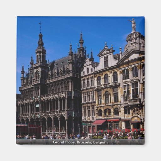 Grand Place, Brussels, Belgium Fridge Magnet