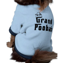 Grand Poobah in Godfather Style Font Tshirts Pet Tee Shirt