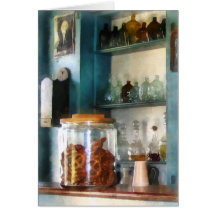 Grand pot de bretzels carte de vœux