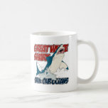 Grand requin blanc tasse à café