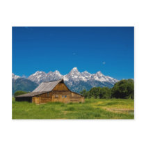 Grand Teton Barn Postcard