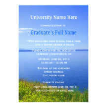 Grand Teton graduation ceremony (convocation) Custom Invite