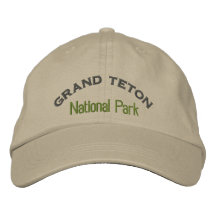 Grand Teton National Park Embroidered Hat