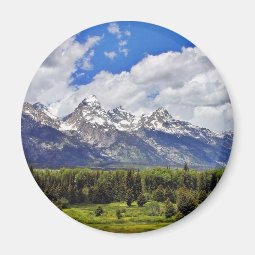 Grand Teton National Park. Fridge Magnet