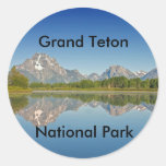 Grand Teton National Park Series 10 Round Sticker