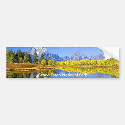 Grand Teton National Park Series 1 Bumper Sticker