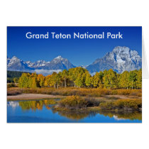 Grand Teton National Park Series 3 Card