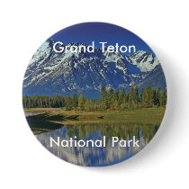 Grand Teton National Park Series 4 Pinback Buttons