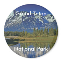 Grand Teton National Park Series 4 Refrigerator Magnet