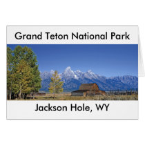 Grand Teton National Park Series 5 Cards